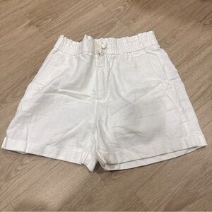 GAP Women's High Waist White Shorts